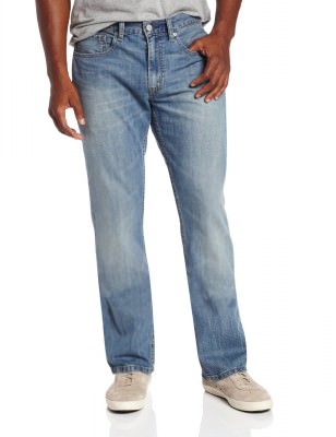 Голубые мужские просторные джинсы Levis 559 Relaxed Straight Jeans Wellington 005590363, фото
