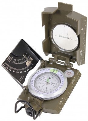 Компас маршевый военный оливковый Rothco Deluxe Marching Compass Olive 14060, фото